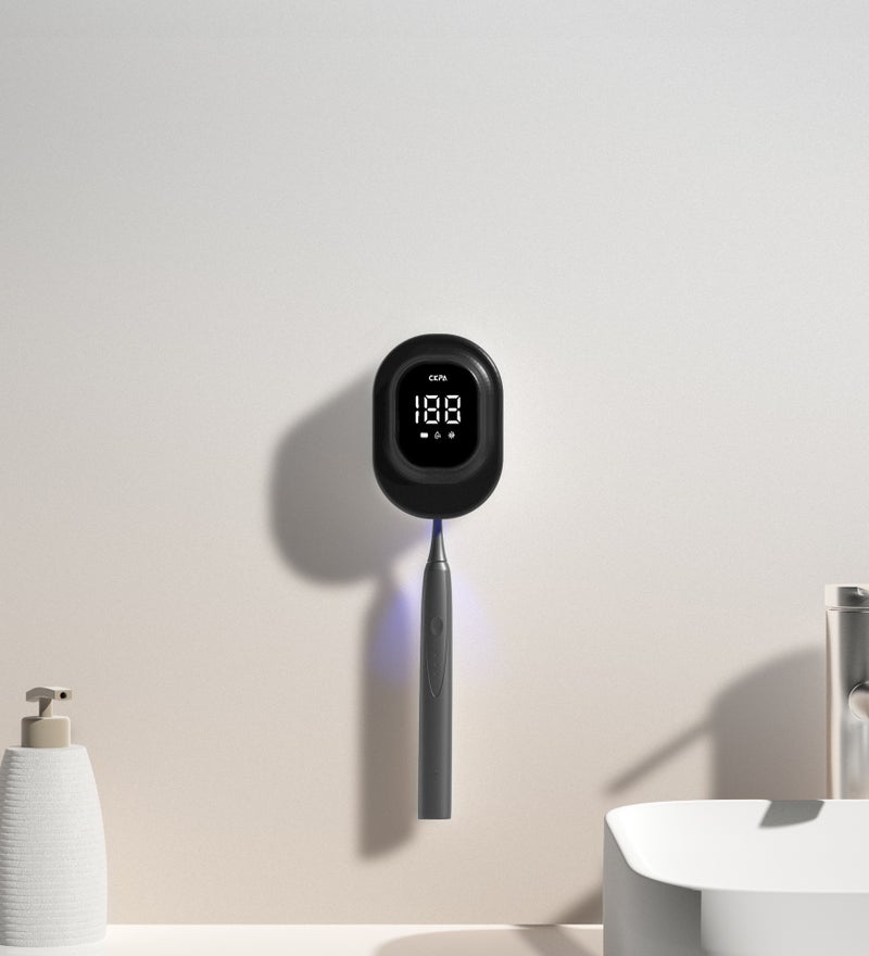 New Single Toothbrush Sterilizer Non-Perforated Ultraviolet Disinfection Sterilization Drying Electric Toothbrush Holder Gifts - Image 1