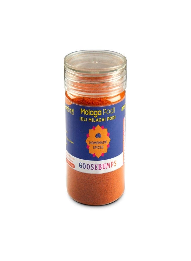 Goosebumps Molagai podi | Homemade Podi Gunpowder | Ready to use | Artisanal & Authentic | No Bulking Agent, artifical colours or preservatives used | Idli Dosa Chutney | 90g - Image 1