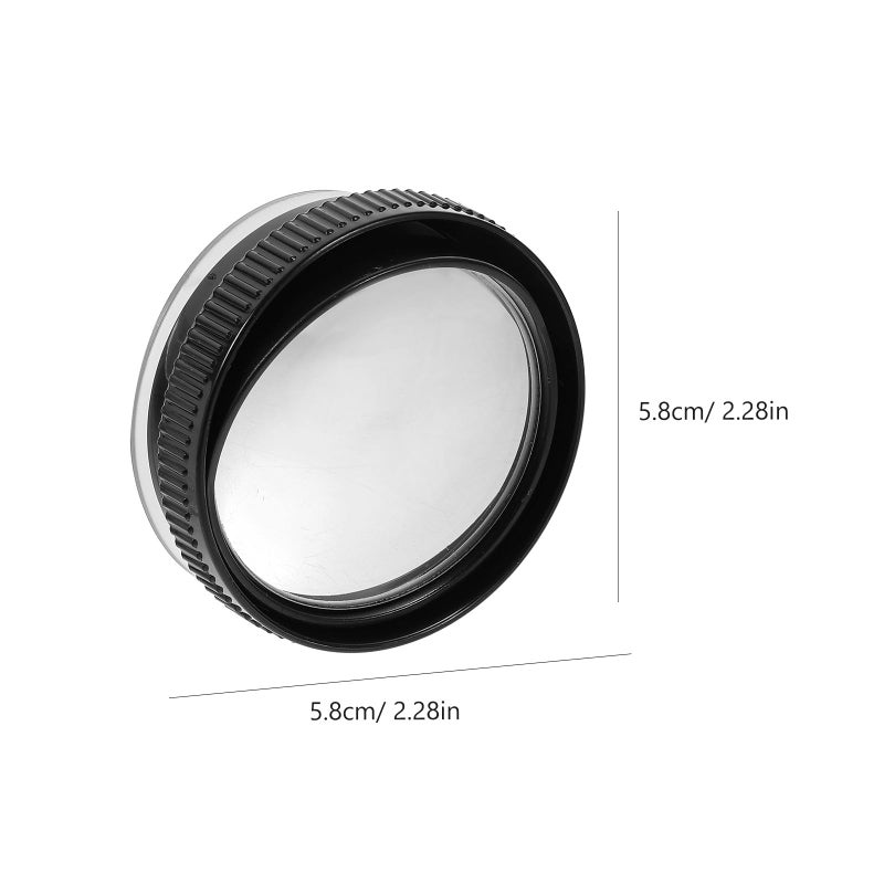 Adjustable Wide Angle Rearview Mirror Pair with Suction Cup and Rain Shield for Improved Blind Spot Visibility - Image 3