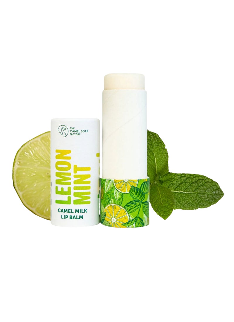 The Camel Soap Factory Lemon Mint Lip Balm with Camel Milk - Image 2