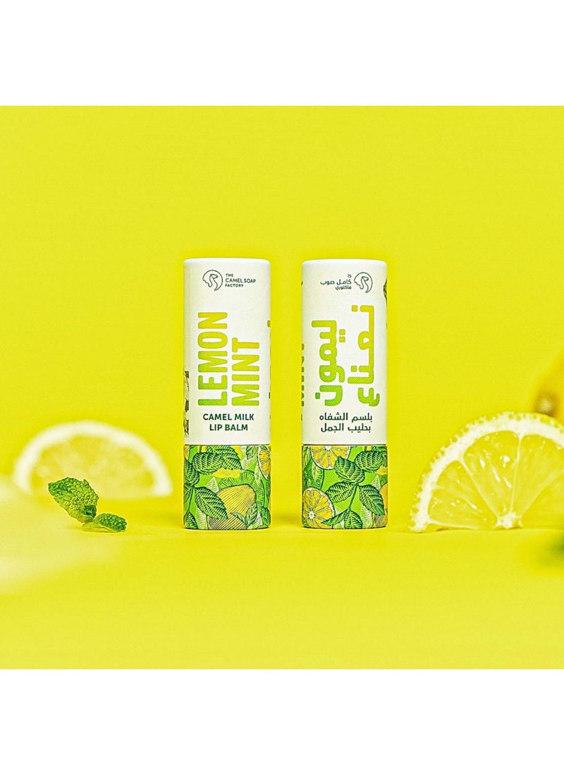 The Camel Soap Factory Lemon Mint Lip Balm with Camel Milk - Image 3