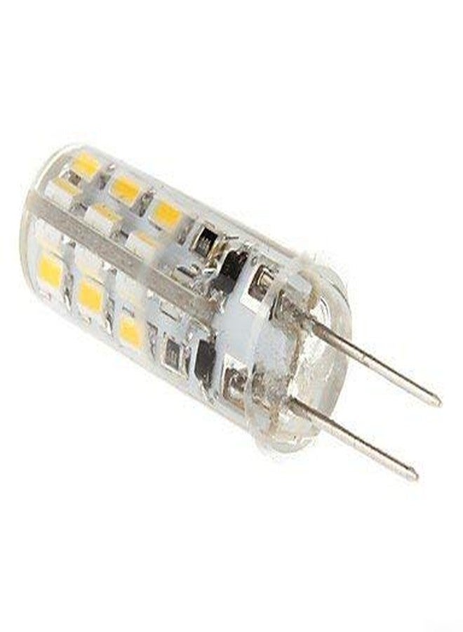 مصباح VRCT 2W G4 LED SMD 3014 موفر للطاقة، مصباح كريستالي موضعي - أبيض دافئ 220 فولت (5 قطع)