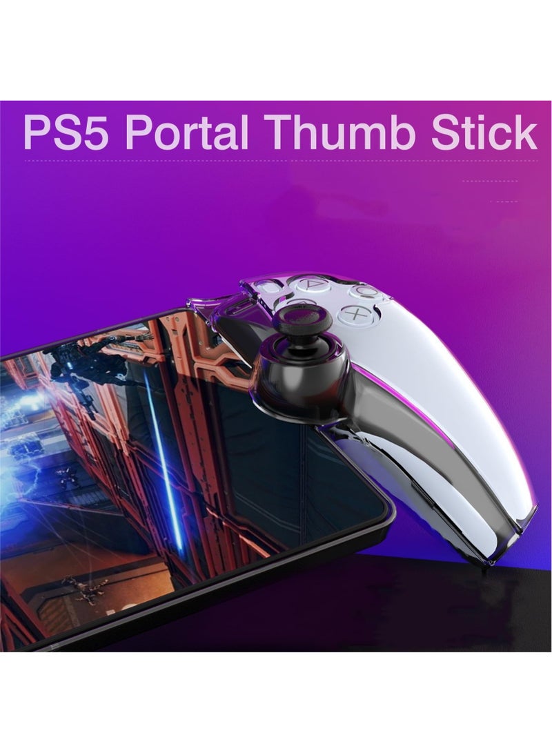 JZS Protective Case for PlayStation Portal, Scratch Resistant Anti Fingerprint Case, Hard Shell, For PS5 Portal Remote Player (Transparent) - Image 2