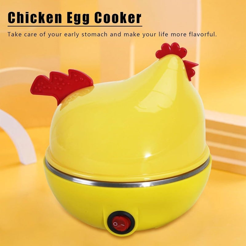 Electric Egg Boiler | 3 Boiling Modes | Automatic Operation | Overheat Protection |75ml | Plastic | 7 Egg Poacher For Steaming, Cooking, Boiling And Frying, (350 Watts) (Multicolor) - Image 2