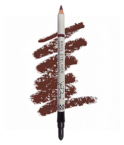 Jillian Dempsey Khol Eyeliner Clean Waterproof Eyeliner Pencil with BuiltIn Smudger for Effortless Blending  Rich Pigment CrueltyFree Rich Brown - Image 1