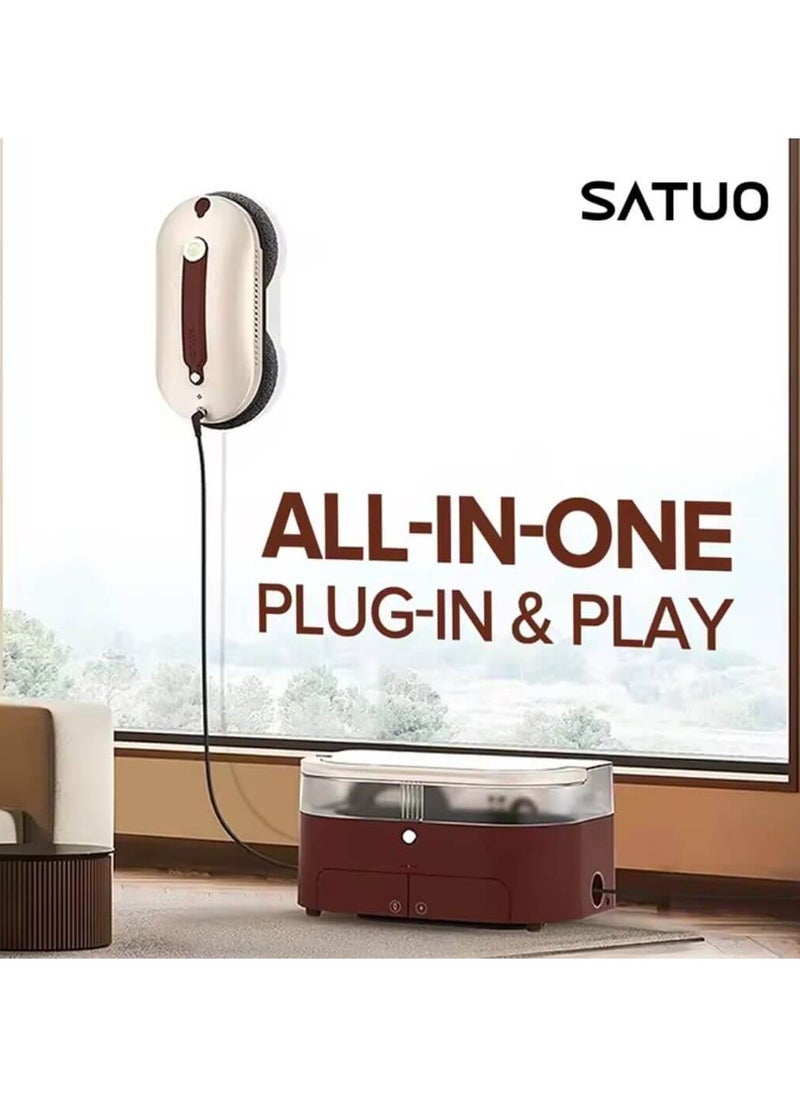 Generic - Automatic Glass Cleaning Machine Low Noise Window Vacuum Cleaner Robot - Image 1