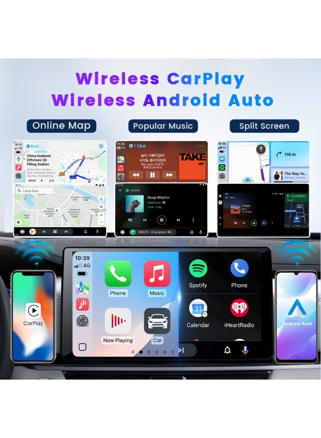 Carlinkit Mini Ultra 1 WiFi 6 Car AI Box | Wireless CarPlay & Android Auto Adapter | USB-A/USB-C Plug & Play | 5.8GHz Fast Connection | Auto-Connect & OTA Upgrade | Compatible with Factory Wired CarPlay Cars (2026) - Image 3