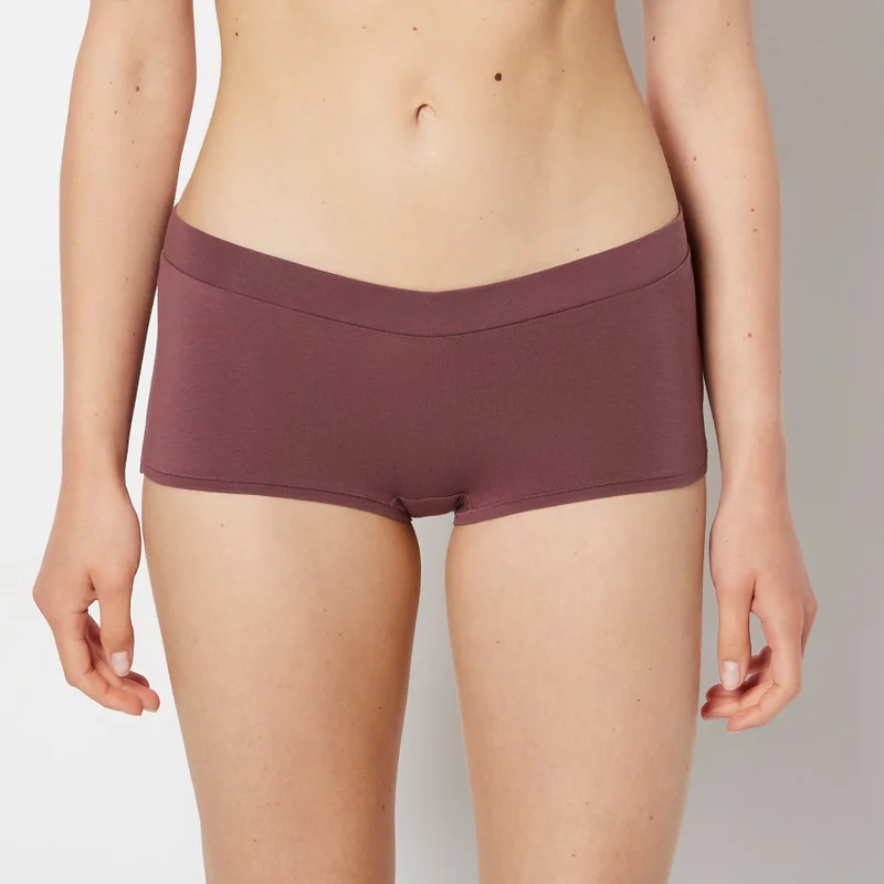 لا سينزا La Senza Remix Wide Waist Cotton Boyshort Panty