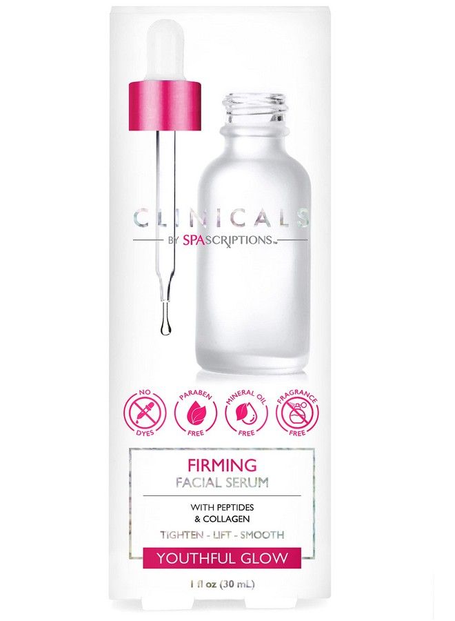 spascriptions Clinicals Firming Facial Serum With Peptides And Collagen To Tighten Lift And Smooth Your Skin To A Youthful Glow - Image 2