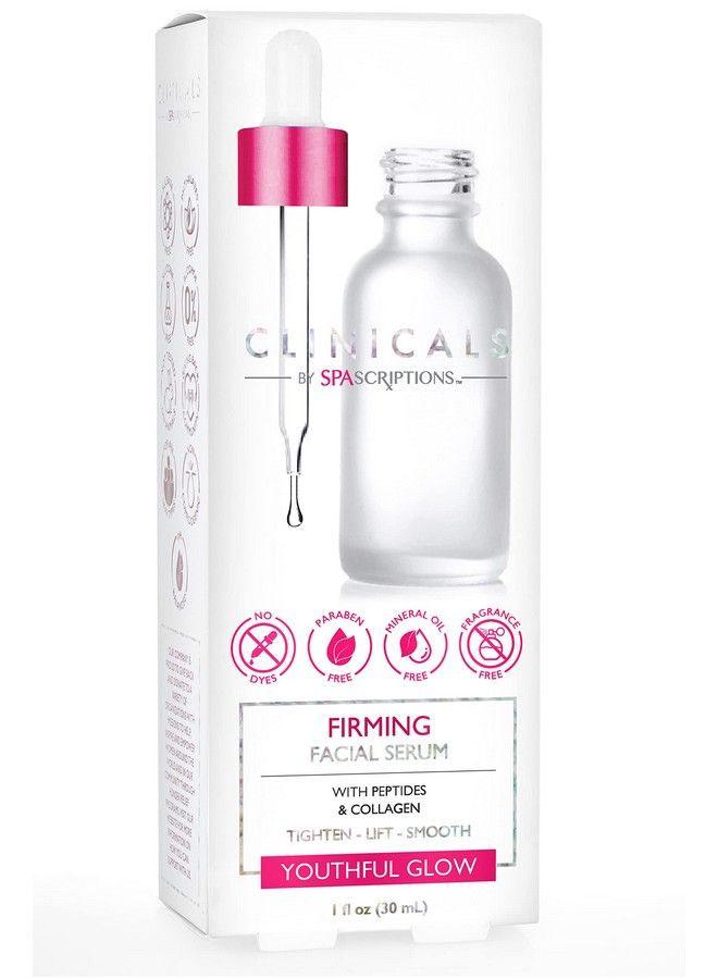 spascriptions Clinicals Firming Facial Serum With Peptides And Collagen To Tighten Lift And Smooth Your Skin To A Youthful Glow - Image 3