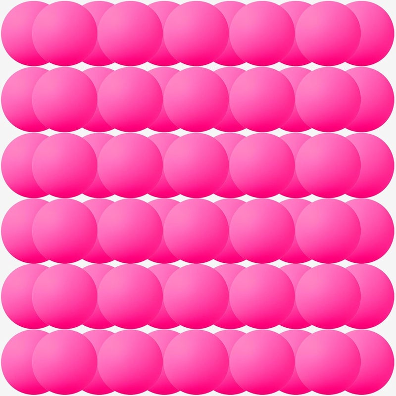 Jedulin 40MM Ping Pong Balls, 50 or 80 Pack Assorted Colored Plastic Balls for Beer Pong, Arts and Craft - Image 1