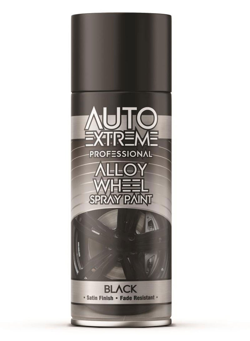 Auto Extreme Alloy Wheel Spray Paint Black 400ml - Image 1