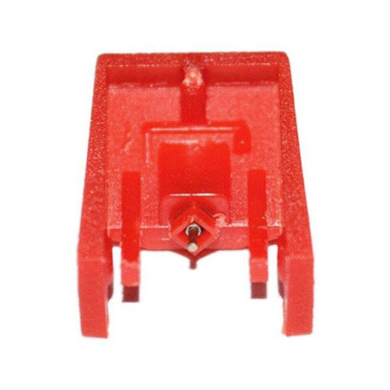 Record Player Needle Sapphire Tipped Ceramic Needle Stylus Tip Replacement for Turntable Phonography Compatible with Crosley Fisher ION OTTO Record Players Red Pack of 1 - Image 1