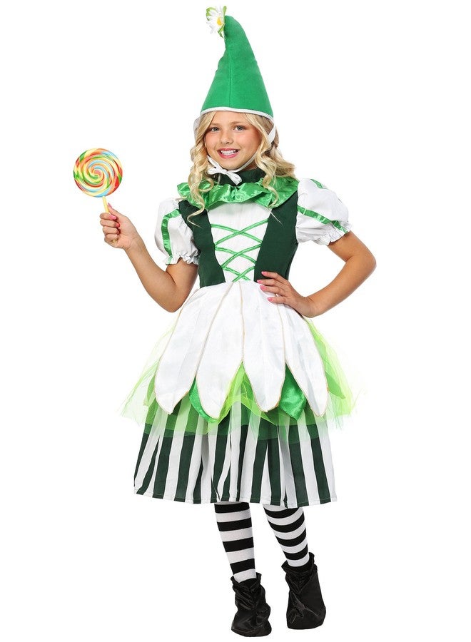 Fun Costumes Enchanting Wonderland: Deluxe Kids Munchkin Girl Costume - Step into a Magical Journey with Oz Attire Medium Bundle - Image 3