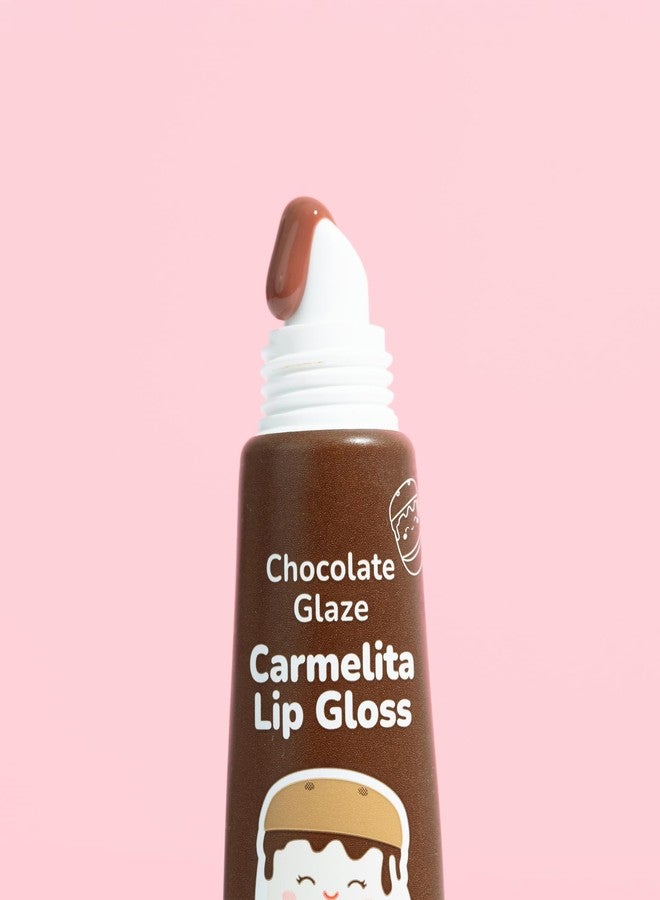 TONYMOLY x Squishmallows Carmelita's Chocolate Glaze Lip Balm Nourishing & Moisturizing Brown Gloss with Cocoa & Shea Butter for Soft, Hydrated Lips, 11ml - Image 4