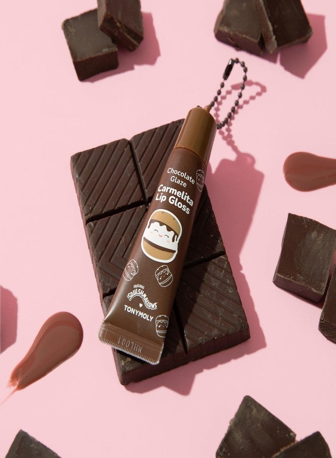TONYMOLY x Squishmallows Carmelita's Chocolate Glaze Lip Balm Nourishing & Moisturizing Brown Gloss with Cocoa & Shea Butter for Soft, Hydrated Lips, 11ml - Image 5