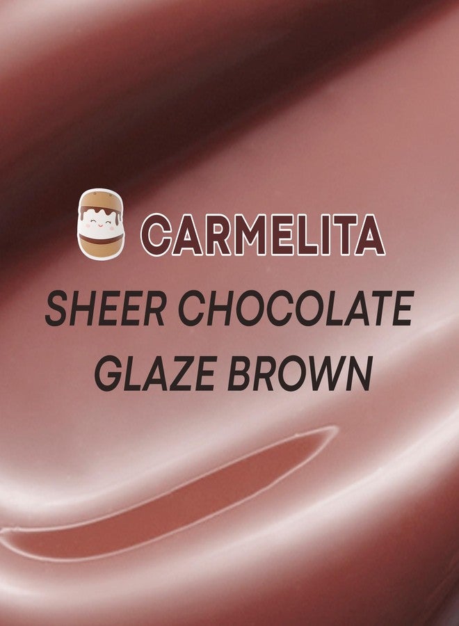 TONYMOLY x Squishmallows Carmelita's Chocolate Glaze Lip Balm Nourishing & Moisturizing Brown Gloss with Cocoa & Shea Butter for Soft, Hydrated Lips, 11ml - Image 2