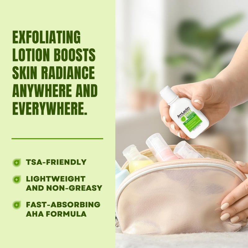 AmLactin Daily Nourish Therapeutic Body Lotion for Dry Skin - No-Scrub Exfoliator and Moisturizer 12% Lactic Acid Lotion, 2 Fl Oz (Pack of 6) (Packaging May Vary) - Image 2