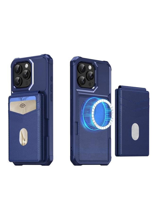 Zaboon Case For iPhone 13 Pro Max 2-in-1 Magnetic Wallet MagSafe Leather Back Phone Case - Image 2