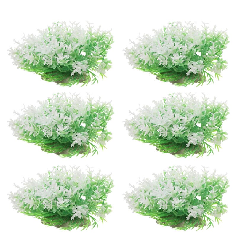 Realistic Green Plastic Aquarium Plants Decorations For Freshwater Fish Tank - Image 2