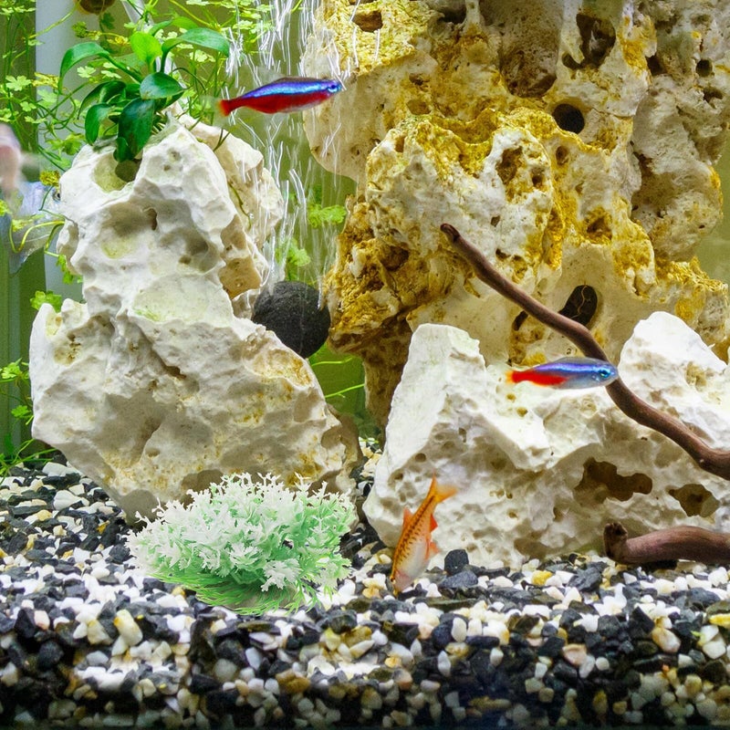 Realistic Green Plastic Aquarium Plants Decorations For Freshwater Fish Tank - Image 5