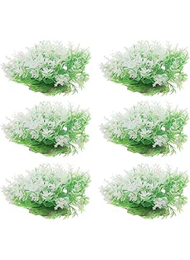 Realistic Green Plastic Aquarium Plants Decorations For Freshwater Fish Tank - Image 1