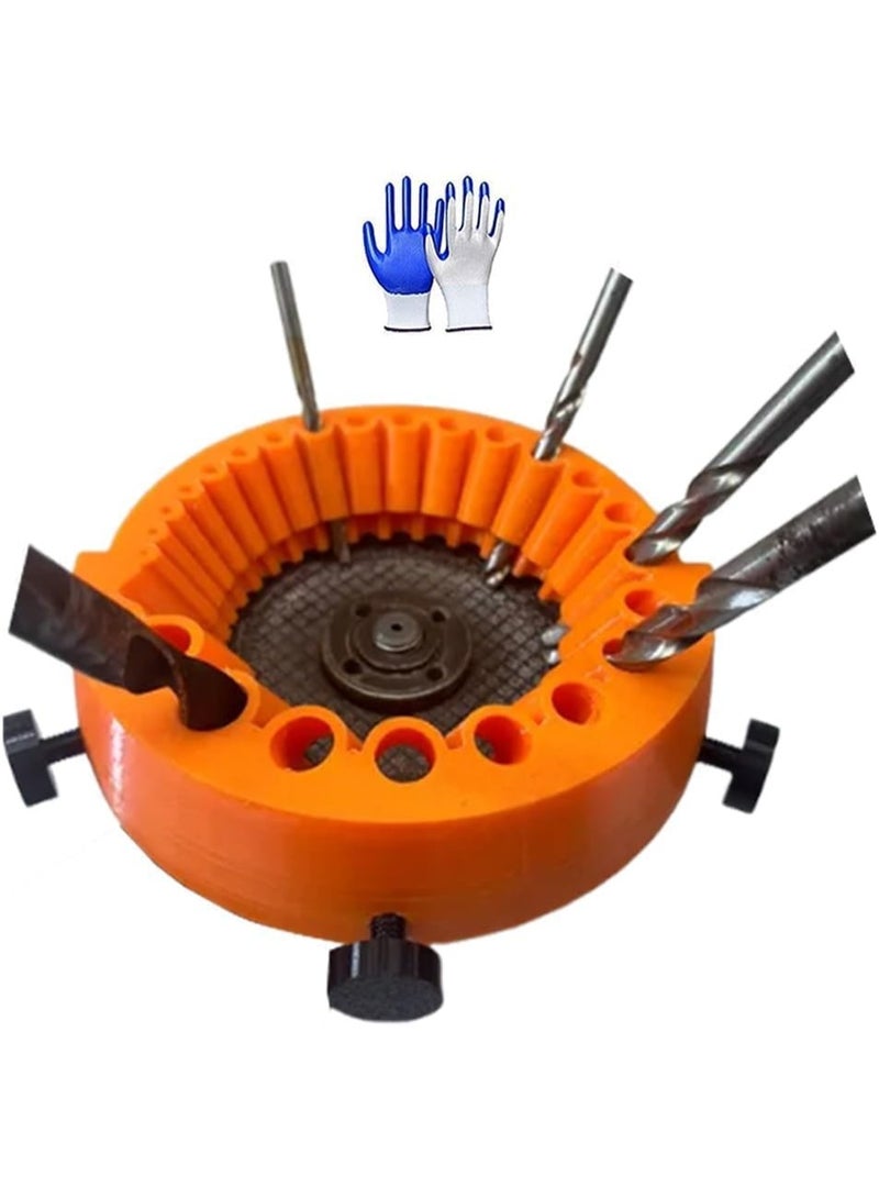 Drill Bit Sharpener, Power Drill Bit Grinding Attachment, Power Blade Angle Grinder, Multipurpose Grinding Toolfor 2 to 13 MM Drills Bits for Grinding 125 MM Grinder - Image 1