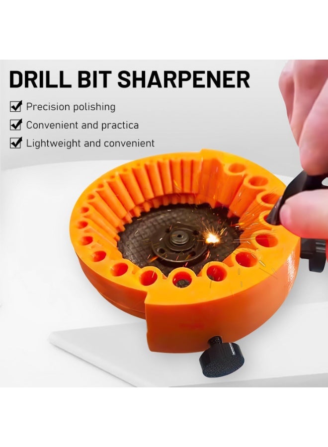 Drill Bit Sharpener, Power Drill Bit Grinding Attachment, Power Blade Angle Grinder, Multipurpose Grinding Toolfor 2 to 13 MM Drills Bits for Grinding 125 MM Grinder - Image 3