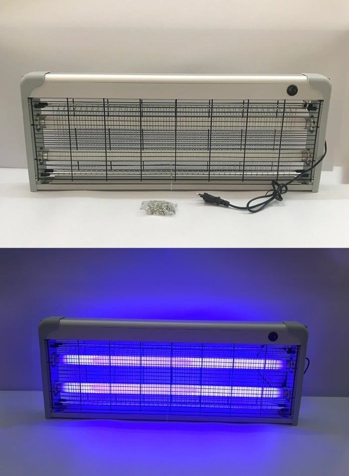 في ماكس صاعق حشرات كهربائي 40 وات قابل للتعليق، مصباح قاتل للبعوض مع ضوء الأشعة فوق البنفسجية، مصيدة ذباب داخلية وخارجية، مكافحة آفات كهربائية للمنزل والمطبخ والحديقة والشرفة - Image 5