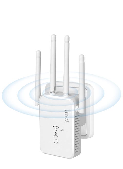 WiFi Extender 1200Mbps, WiFi Extenders Signal Booster for Home, WiFi Range Extender Signal Booster up to 8000sq.ft, WiFi Booster, WiFi Extender Outdoor, Internet Booster, Internet Extender