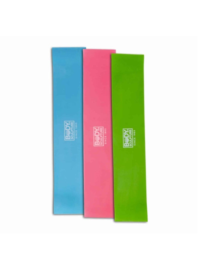 BODY SCULPTURE Resistance Bands of Different Sizes BODY SCULPTURE Pack X 3 Units