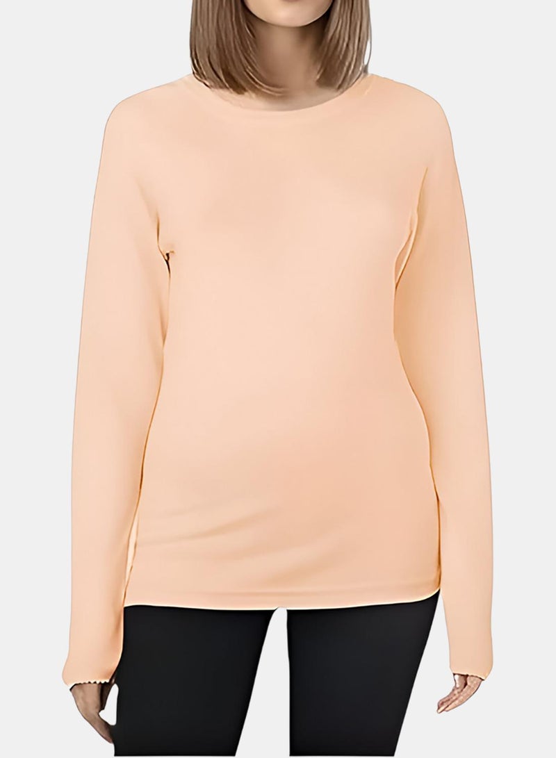 Dahab Cotton Long Sleeves Undershirt Round Neck - Image 3