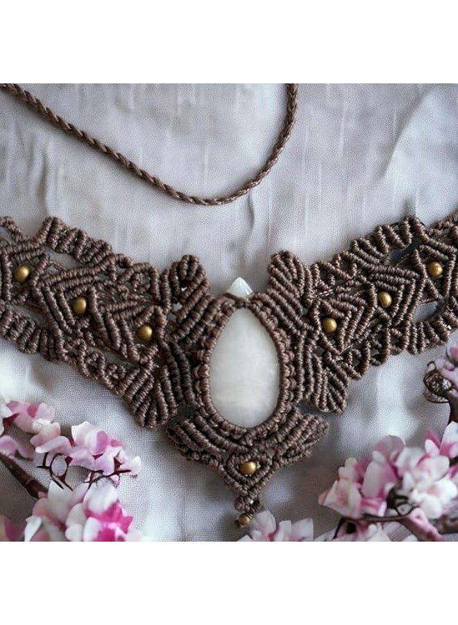 انتيكيانو قلادة مكرمية مصنوعة للنساء - Image 3