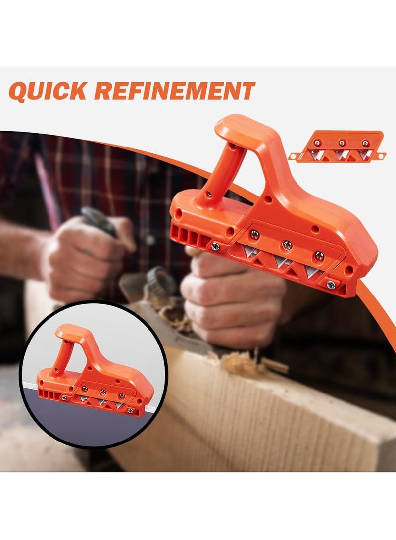 Zikra Plasterboard Fast Cutter, 60¬∞ Plasterboard Edger, Drywall Chamfer Woodworking Hand Tool, Handheld Plasterboard Planer for Quickly Refine and Plan Precise Beveled Edges - Image 3