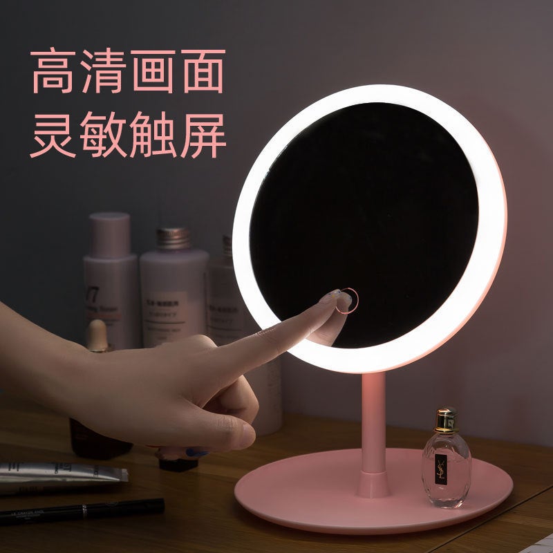 Led Makeup Mirror Trembles Internet Popular Desktop Beauty Mirror With Light Adjustable Fill Light With Light Box Generation Hair - Image 4
