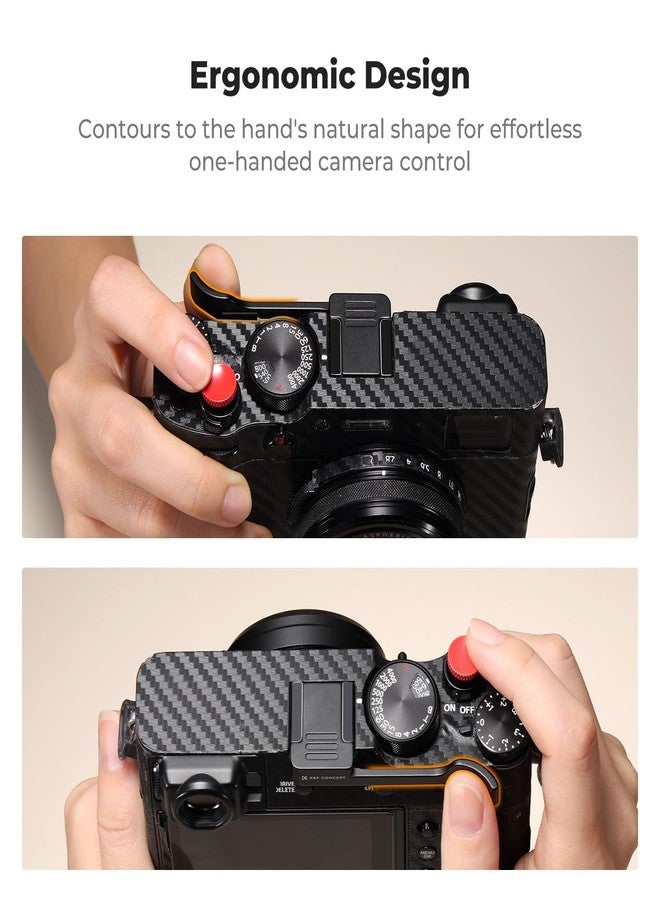 كيه آند إف كونسبت مقبض يد فضي من K&F CONCEPT لكاميرا Fujifilm X100VI X100V - Image 4