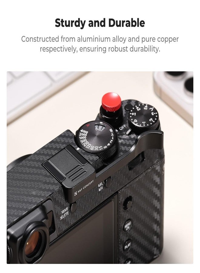 كيه آند إف كونسبت مقبض يد فضي من K&F CONCEPT لكاميرا Fujifilm X100VI X100V - Image 2