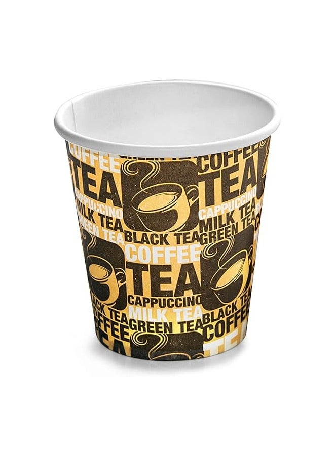 Hotpack Disposable Paper Heavy Duty Cup for Tea and Coffee and Cold Use 6.5 ounce, 1000 Pieces - Image 2
