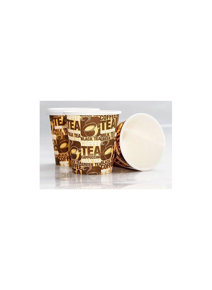 Hotpack Disposable Paper Heavy Duty Cup for Tea and Coffee and Cold Use 6.5 ounce, 1000 Pieces - Image 3