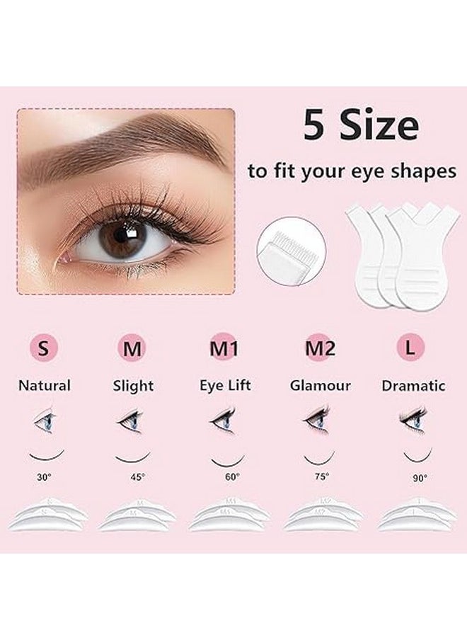 JUANPHEA - Lash Lift Kit & Brow Lamination Kit - 4 in 1 Professional Black Color Eyelash Perm & Eyebrow Lamination Kit, Easy for Beginner, Safe Effective Eyelash Eyebrow Lift Diy Kit - Salon Quality at Home - Image 1