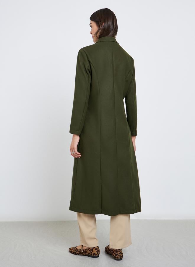 ستايلي معطف ميدي بتفاصيل أزرار - Image 4