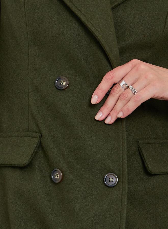 ستايلي معطف ميدي بتفاصيل أزرار - Image 3