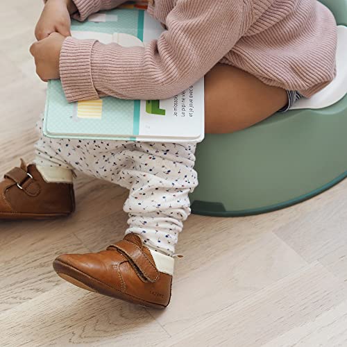 BÉABA BEABA Ergonomic Training Potty, Provides Comfort and Support, Lightweight & Portable, Compact Toddler Potty (Sage) - Image 4