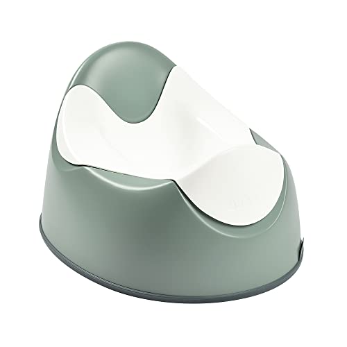 BÉABA BEABA Ergonomic Training Potty, Provides Comfort and Support, Lightweight & Portable, Compact Toddler Potty (Sage) - Image 1