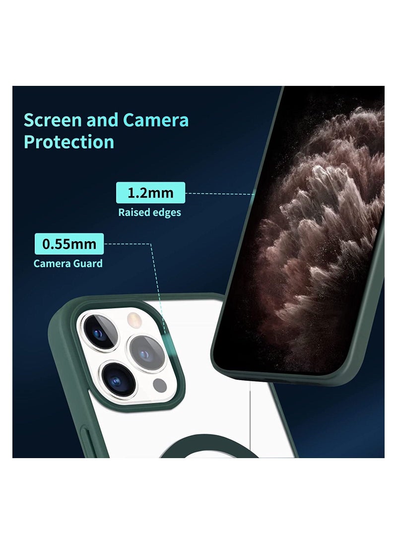 iPhone 11 Pro Max Case Clear Magsafe Slim Cover, Ultra-Thin Shockproof and Anti-Yellow Transparent Protective Cover - Image 2