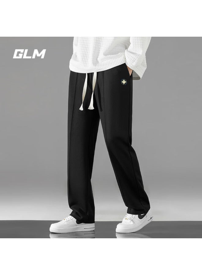 Glm Casual Pants For Men, Autumn Versatile Straight-leg Trousers, Fashionable Slimming Sports Pants, Versatile Men's Trousers - Image 2