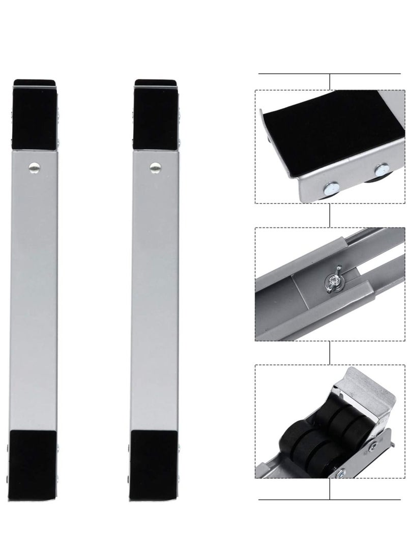 Washing Machine Stand with Wheels Adjustable Roller Base Mobile Roller Refrigerator Base Moving Cart for Dryer Fridge Furniture  - Image 4