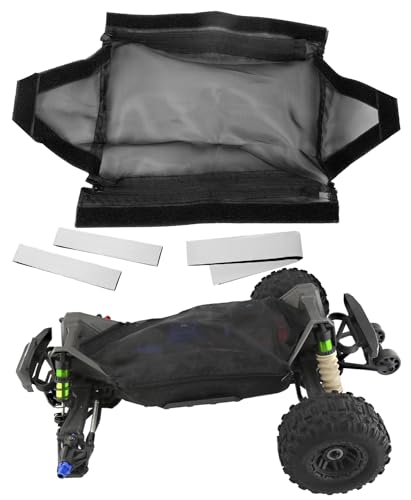 RCarmumb Chassis Guard Dirt Dust Resistant Cover for 110 V2 Maxx Rocks Mud Protection Mesh Waterproof Design Black - Image 1