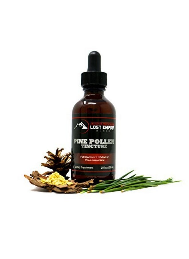 LOST EMPIRE HERBS UNLEASH THE POWER OF NATURE Pine Pollen Tincture (2 Fl Oz) Herbal Supplement ; By Lost Empire Herbs  - Image 2