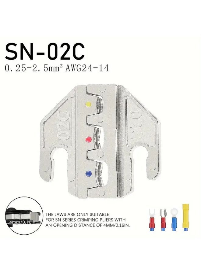 Professional Electrician Crimping Tool Kit Nickel Plated Alloy Steel 02C Jaw - Image 1
